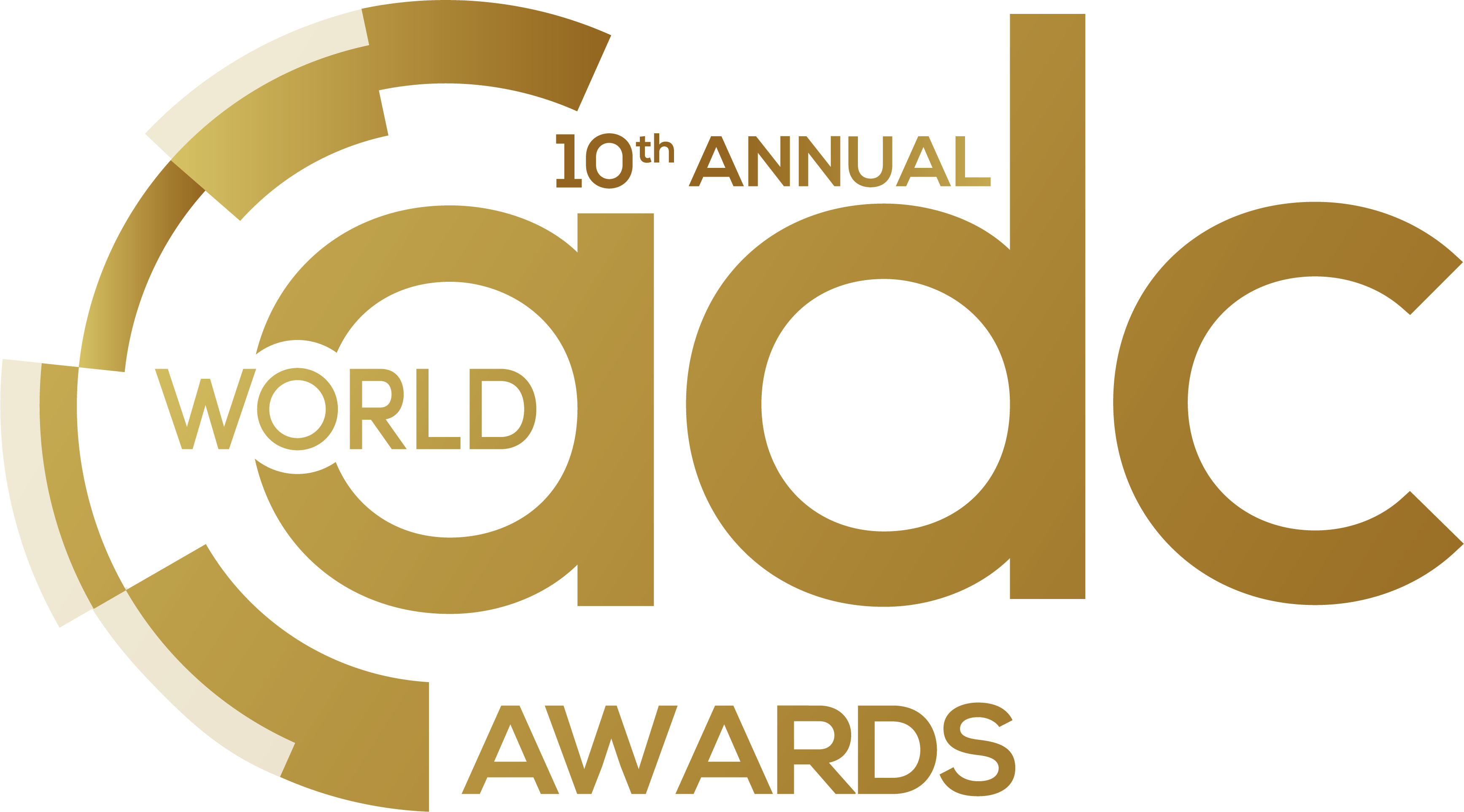 10th ADC Awards logo GOLD
